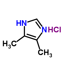 4,5-二甲基咪唑盐酸盐结构式