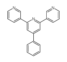 4-phenyl-2,6-dipyridin-3-yl-pyridine结构式