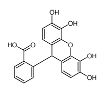 2-(3,4,5,6-tetrahydroxy-9H-xanthen-9-yl)benzoic acid Structure