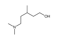 5-二甲氨基-3-甲基-戊醇结构式