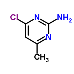 4-Chloro-6-methyl-2-pyrimidinamine Structure
