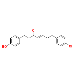 1,7-双(4-羟基苯基)-4-庚烯-3-酮结构式
