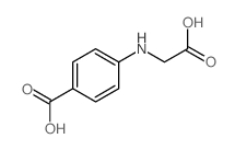 4-((羧甲基)氨基)苯甲酸结构式