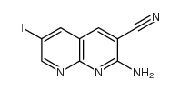 2-Amino-6-iodo-[1,8]naphthyridine-3-carbonitrile picture