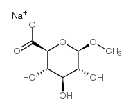Methyl β-D-glucuronide sodium salt Structure