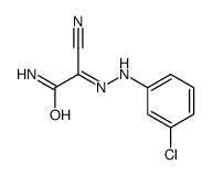 2-amino-N-(3-chloroanilino)-2-oxoethanimidoyl cyanide Structure