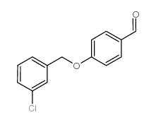 4-[(3-氯苄基)氧基]苯甲枉醛结构式