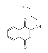 2-butylaminonaphthalene-1,4-dione Structure