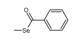 Se-methyl selenobenzoate Structure