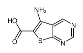 5-氨基噻吩并[2,3-d]嘧啶-6-甲酸结构式