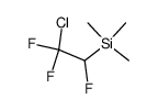 (2-Chlor-1,2,2-trifluorethyl)-trimethylsilan结构式