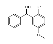 (2-bromo-5-methoxyphenyl)(phenyl)methanol Structure