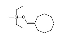 cyclooctylidenemethoxy-diethyl-methylsilane Structure