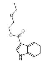 2-ethoxyethyl 1H-indole-3-carboxylate Structure