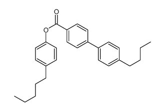 (4-pentylphenyl) 4-(4-butylphenyl)benzoate结构式