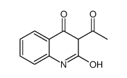 3-acetyl-1H-quinoline-2,4-dione Structure