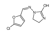1-[(5-chlorofuran-2-yl)methylideneamino]imidazolidin-2-one Structure