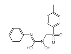 1-hydroxy-1-[(4-methylphenyl)sulfonylmethyl]-3-phenylurea结构式