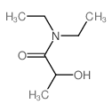 N,N-diethyl-2-hydroxy-propanamide Structure