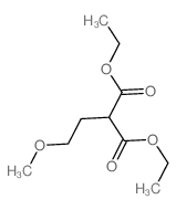 diethyl 2-(2-methoxyethyl)propanedioate结构式