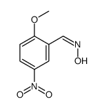 N-[(2-methoxy-5-nitrophenyl)methylidene]hydroxylamine Structure