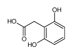 2,6-dihydroxyphenylacetic acid structure