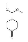 4-(dimethoxymethyl)cyclohexan-1-one Structure