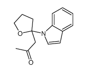 1-(2-indol-1-yloxolan-2-yl)propan-2-one结构式