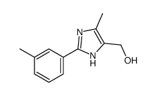[5-methyl-2-(3-methylphenyl)-1H-imidazol-4-yl]methanol结构式