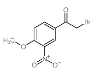 2-溴-1-(4-甲氧基-3-硝基苯基)乙酮结构式