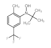 N-[2-methyl-5-(trifluoromethyl)phenyl]-N-tert-butyl-hydroxylamine structure