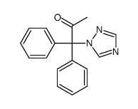 1,1-diphenyl-1-(1,2,4-triazol-1-yl)propan-2-one结构式