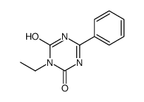 3-ethyl-6-phenyl-1H-1,3,5-triazine-2,4-dione结构式