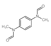 N-[4-(formyl-methyl-amino)phenyl]-N-methyl-formamide Structure