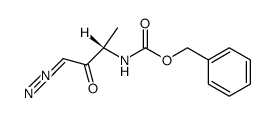 Z-L-Ala-CHN2结构式