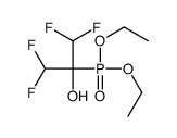 2-diethoxyphosphoryl-1,1,3,3-tetrafluoropropan-2-ol Structure