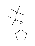 tert-butyl(cyclopent-3-en-1-yloxy)dimethylsilane结构式