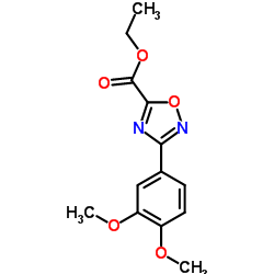 Ethyl 3-(3,4-dimethoxyphenyl)-1,2,4-oxadiazole-5-carboxylate Structure