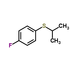 1-Fluoro-4-(isopropylsulfanyl)benzene结构式