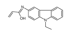 N-(9-ethylcarbazol-3-yl)prop-2-enamide Structure
