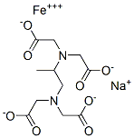 1,2-Diaminopropane-N,N,N',N'-tetraacetic acid ferric sodium salt Structure