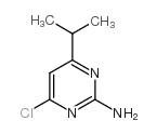 2-氨基-4-氯-6-异丙基嘧啶结构式