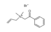 dimethylallylphenacylammonium bromide Structure