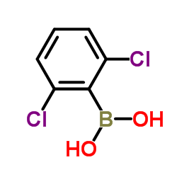 (2,6-Dichlorophenyl)boronicacid structure