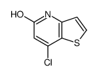 7-chlorothieno[3,2-b]pyridin-5(4H)-one结构式