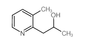 1-(3-甲基吡啶-2-基)-2-丙醇结构式