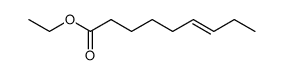ethyl (E)-non-6-enoate结构式