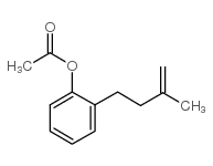 4-(2-ACETOXYPHENYL)-2-METHYL-1-BUTENE Structure