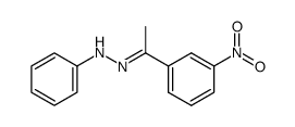 1-(3-nitro-phenyl)-ethanone-phenylhydrazone结构式