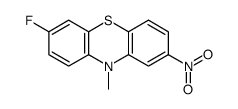 7-fluoro-10-methyl-2-nitrophenothiazine Structure